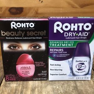 Rohto eye treatments- 8 hours of white/bright eyes